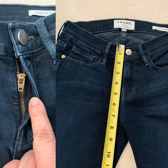 Frame Le Jeans Skinny De Jeanne Jeans Dark wash size 26 - Picture 16 of 16